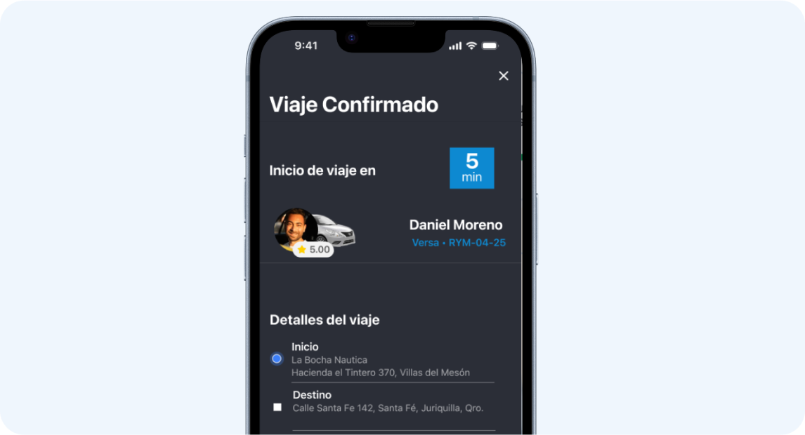 QroTaxi driver showcase